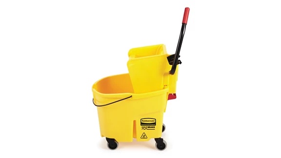 BALDE C/EXPRIMIDOR DE 35 QT 7580 AMARILLO