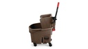 BALDE CON EXPRIMIDOR DE 35 QT 7580 MARRON