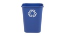 BOTE P/BASURA 15 GAL.2957-73 RUBBERMAID P/RECICLAJE