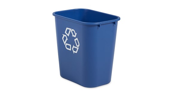 BOTE P/BASURA 7 GAL RECICLAJE AZUL 2956-73