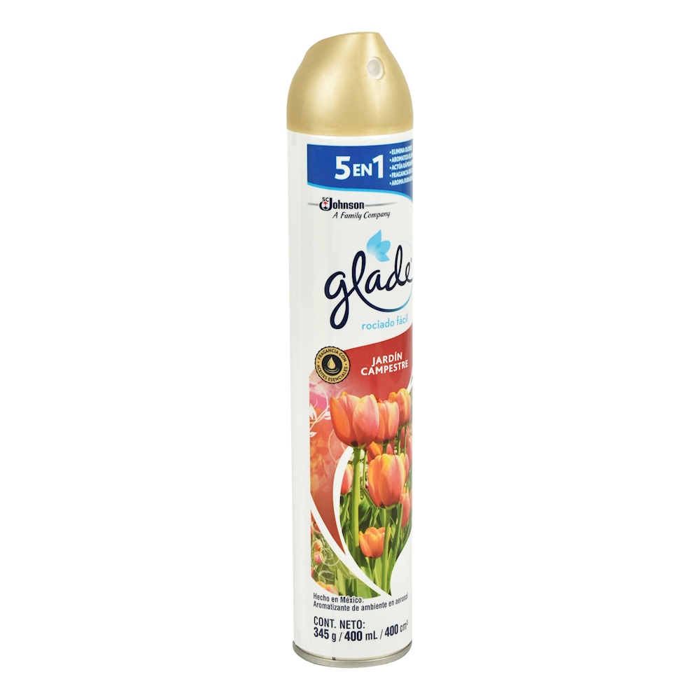 GLADE AEROSOL JARDIN CAMPESTRE 345G/400ML