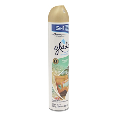 GLADE AEROSOL PARAISO AZUL 345G/400ML