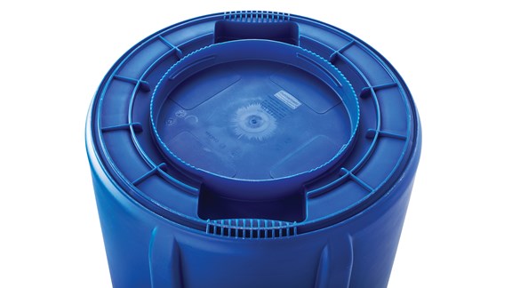 BOTE P/BASURA 44 GAL. 2643 AZUL