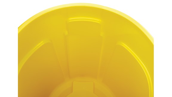 BOTE P/BASURA 44 GAL. RUBBERMAID 2643 AMARILLO