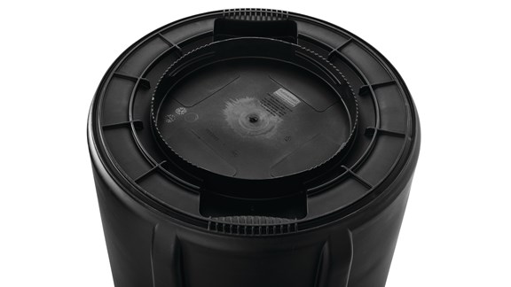 BOTE P/BASURA DE 44 GAL NEGRO 2643 RUBBERMAID