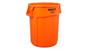 BOTE P/BASURA 44 GAL NARANJA 2119307 RUBBERMAID