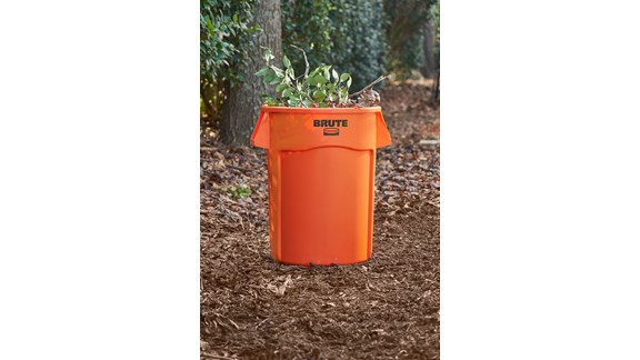 BOTE P/BASURA 44 GAL NARANJA 2119307 RUBBERMAID