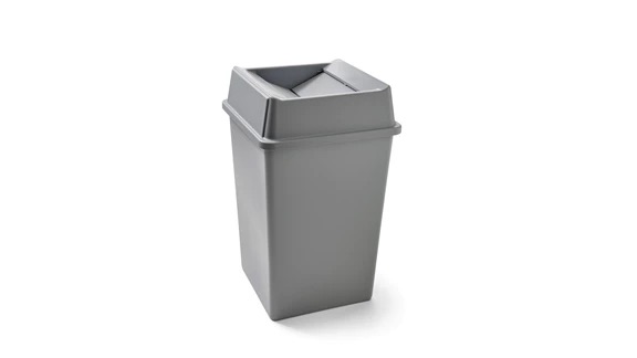 BOTE P/BASURA 35 GAL RUBBERMAID 3958 GRIS