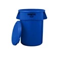 TAPA P/BOTE DE  BASURA DE 44 GAL AZUL RCP 1779636