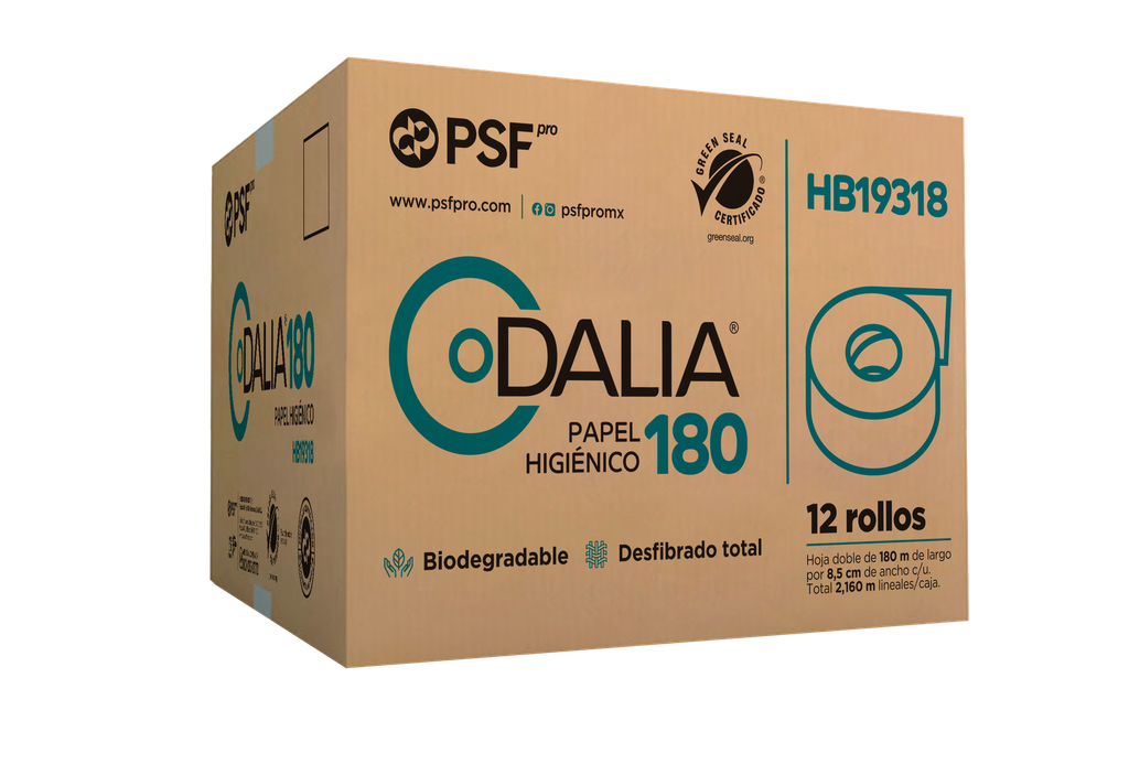 HB19318 DALIA HD 180 C/12 HIGIENICO EN BOBINA