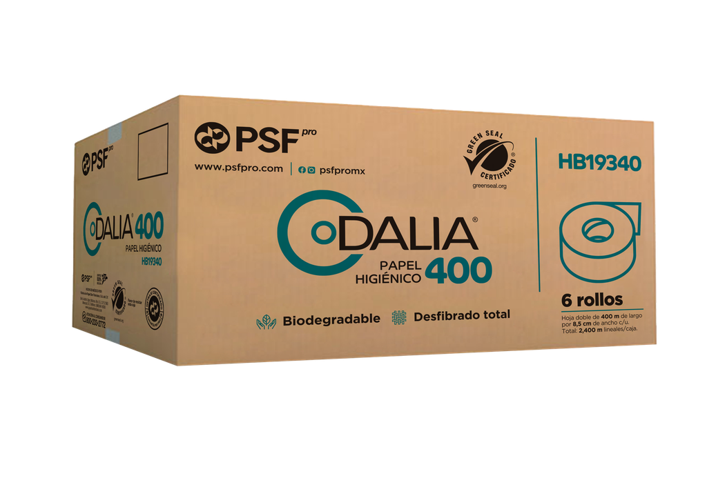 HB19340 DALIA HD400 C/6 HIGIENICO EN BOBINA