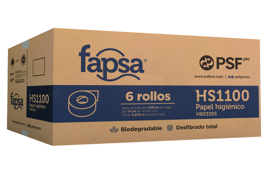 HB03395 FAPSA HS1100 C/6 HIGIENICO EN BOBINA