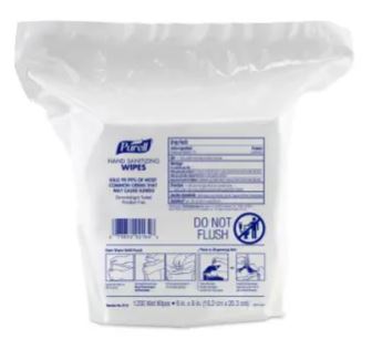 PURELL TOALLAS SANITIZANTES C/2/1200 9118-02