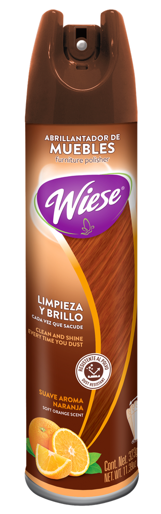 CERA P/MUEBLES WIESE NARANJA 365G/400ML