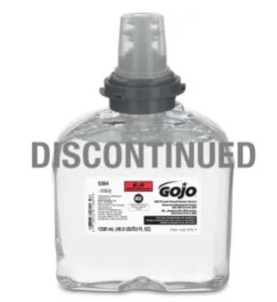 GOJO SANITIZANTE EN ESPUMA 5364-02 TFX E2 1.200ML