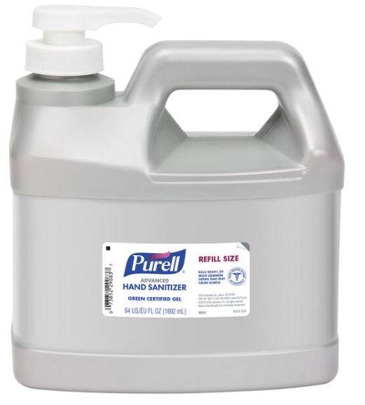 GEL SANITIZANTE PURELL 0.5 GAL 9684-04