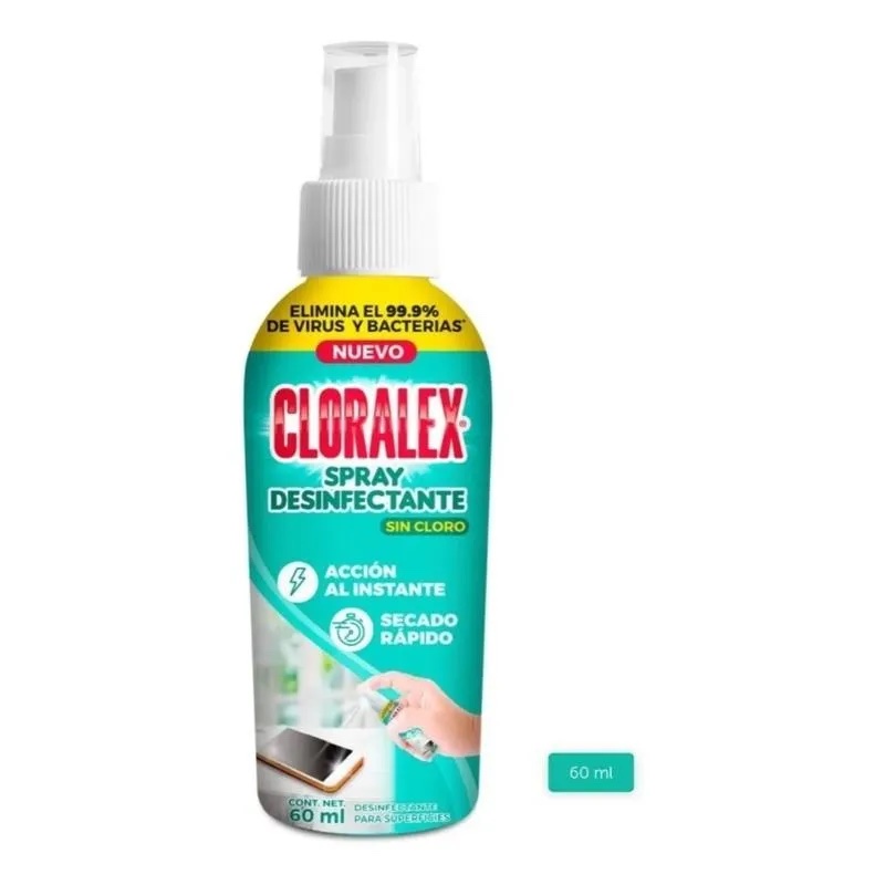 CLORALEX SPRAY DESINFECTANTE 60MLb