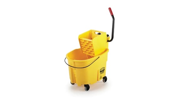 BALDE C/EXPRIMIDOR DE 35 QT 7580 AMARILLO