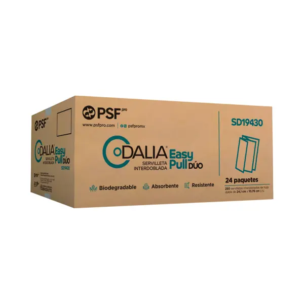 SERVILLETA  DALIA EASY PULL DUO 24/250 SD19430