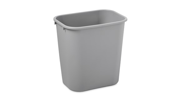 BOTE P/BASURA 7 GAL 2956 GRIS RUBBERMAID