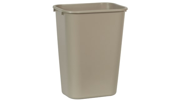 BOTE P/BASURA 15 GAL 2957  BEIGE RUBBERMAID