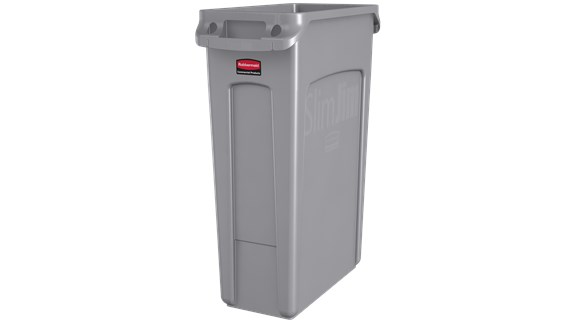 BOTE P/BASURA SLIM JIM 23 GAL 3540-60 GRIS