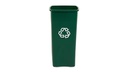 BOTE P/BASURA 23 GAL 3569-07 RECICLAJE VERDE