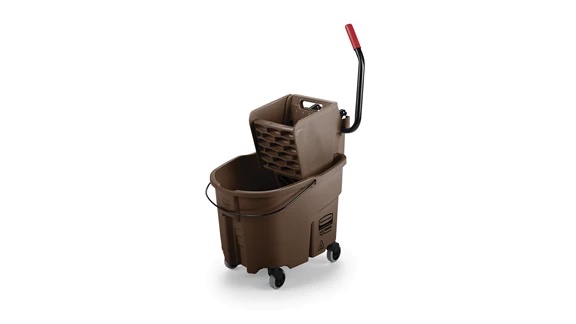 BALDE CON EXPRIMIDOR DE 35 QT 7580 MARRON