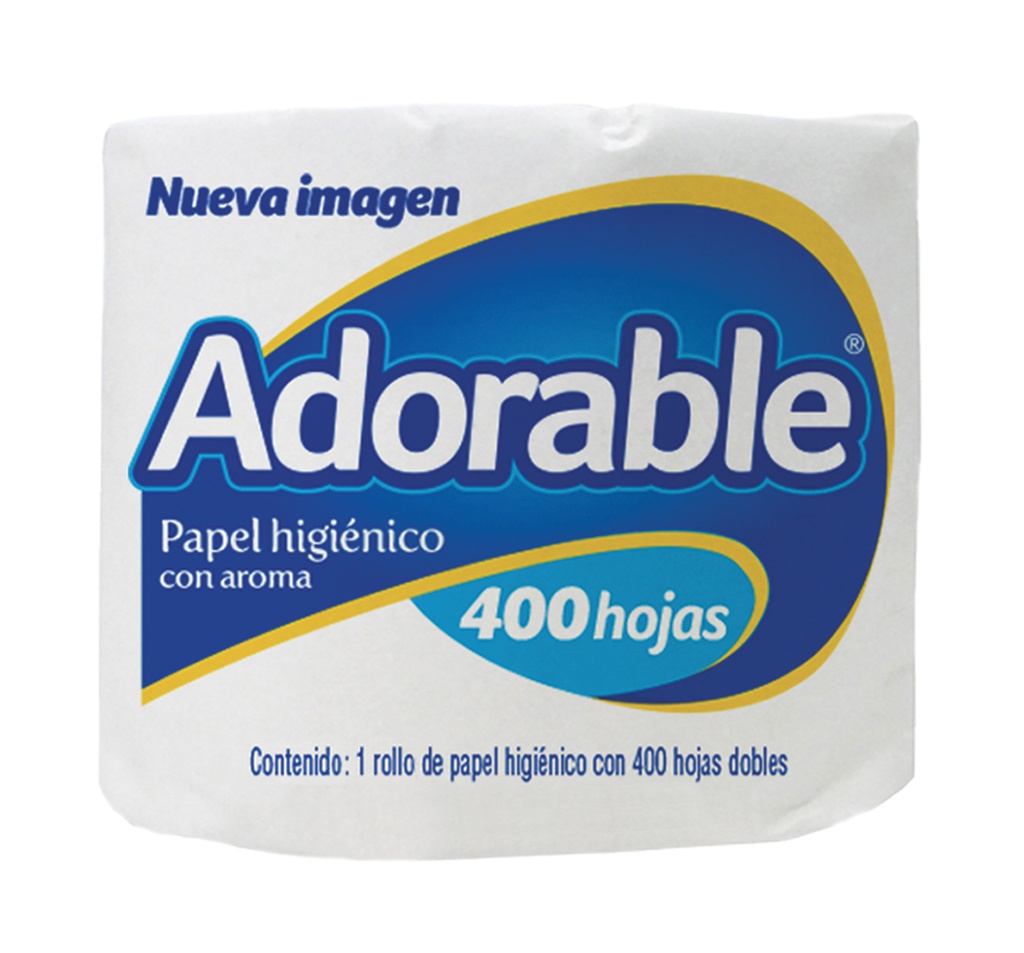 PAPEL HIGIENICO ADORABLE 400 H.D.