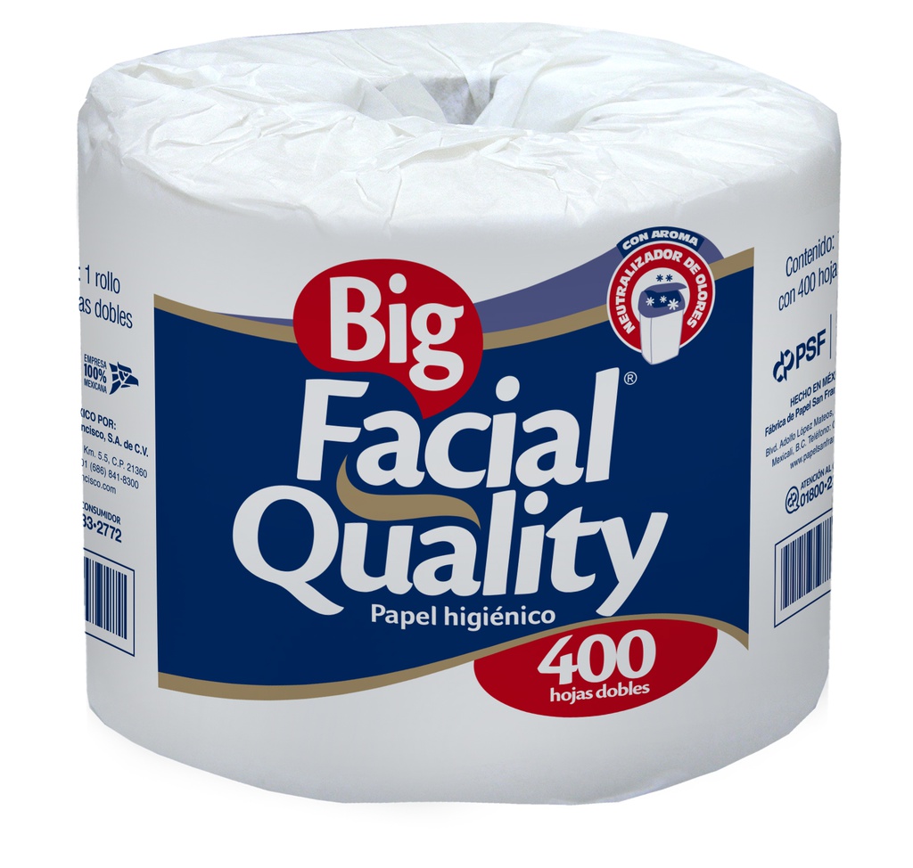 PH12109 BIG FACIAL QUALITY XL 400 48/1 PAPEL HIGIENICO