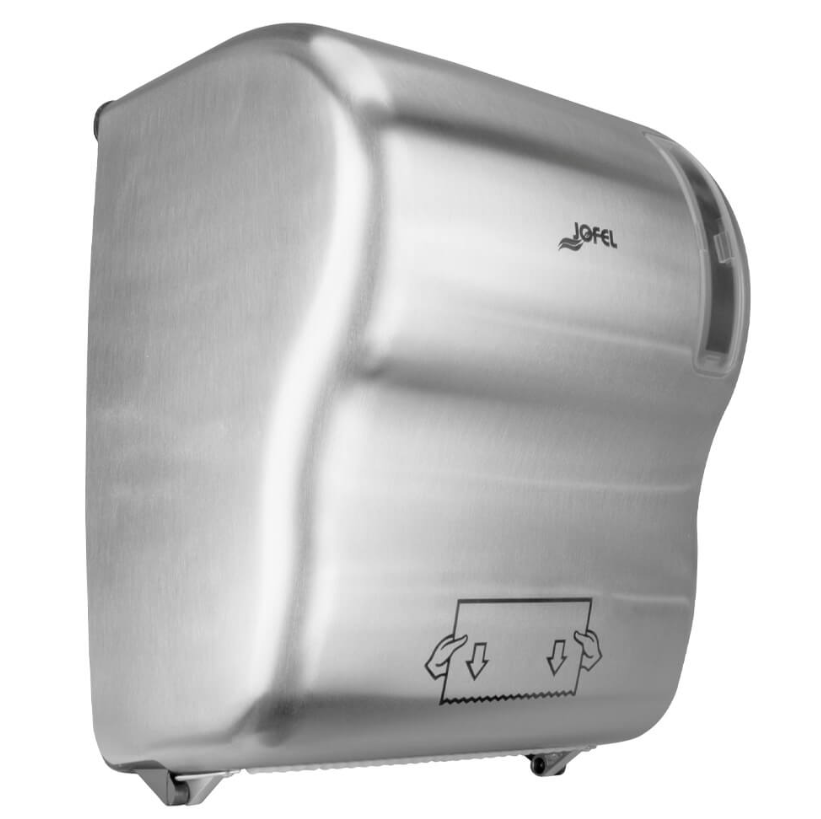 DISPENSADOR JOFEL DE TOALLAS DE PAPEL PRE-CORTE ACERO INOXIDABLE