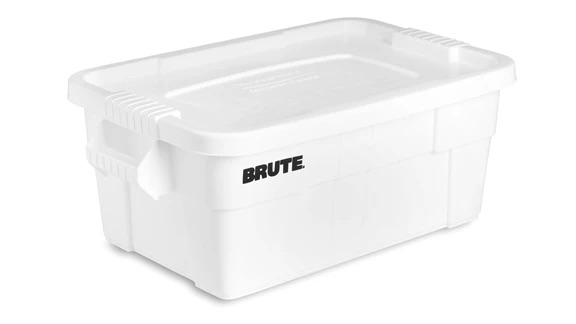 CAJA DE PLASTICO C/TAPA BRUTE 9S31 BLANCA