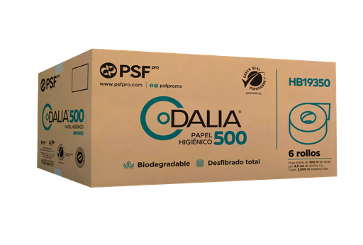 [FAPSADHD500] HB19350 DALIA HD 500 C/6 HIGIENICO EN BOBINA