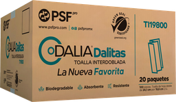 [FAPSADTI2100] TOALLA INTERDOBLADA DALITAS TI2100 C/20/100 TI19800