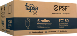 [FAPSAFC180] TR03508 FAPSA PRO FC180 BCA C/6 TOALLA EN ROLLO