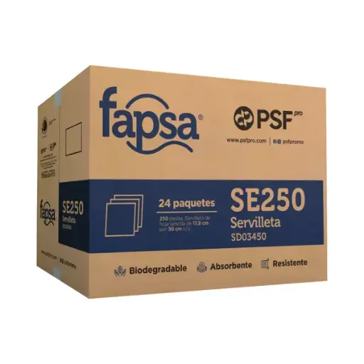 [FAPSASE250] SERVILLETA P/BARRA SE250 C/24/250