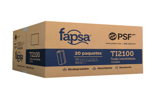 [FAPSATI2100] TOALLA INTERDOBLADA TI2100 C/20/100