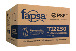 [FAPSATI2250] TOALLA INTERDOBLADA TI2250 C/8/250 TI03820