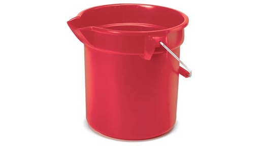 [RCP2614R] CUBETA DE PLASTICO 14QT  2614 ROJA
