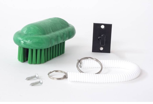 [CC4931W] KIT DE CEPILLO, CORDON Y GANCHO BLANCO 4931W