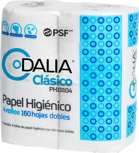 [PHD160] PAPEL HIGIENICO DALIA  HD 160 C/4/24 PH19104