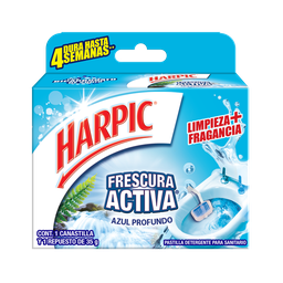 [PHFA35AZUL] PASTILLA HARPIC FRESCURA ACTIVA 35 GR AZUL