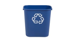 [BB7RR] BOTE P/BASURA DE 7 GAL.2956-73 RUBBERMAID AZUL RECICLAJE