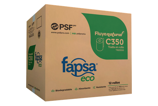 [FAPSAPROC350] TR03550 FAPSA C350 C/12 TOALLA EN ROLLO