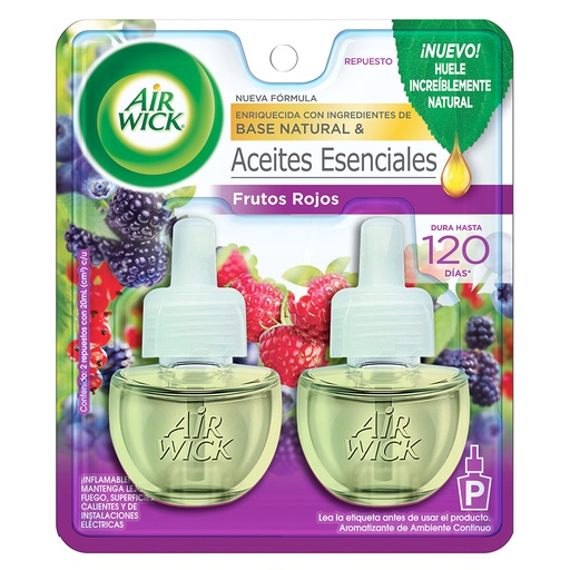 [AWR2FR] AIRWICK REPUESTO C/2 FRUTOS ROJOS